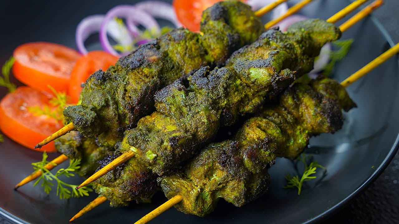 Chicken Hariyali kabab One Shik